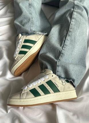 Adidas campus crystal dark green5 фото