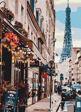Картина за номерами париж з-за рогу bs30083