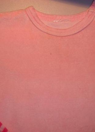 Теплі повзунки, комплект повзунки та кофточка на дівчинку, 6 місяців рожевий ,смужка4 фото