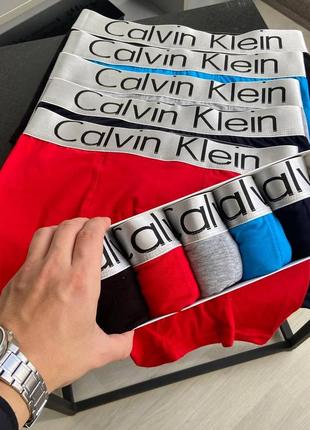 Чоловічі труси calvin klein набір трусів 5 шт чоловіча білизна3 фото