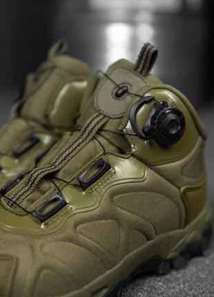 Тактичні черевики esdy на автозав'язці олива