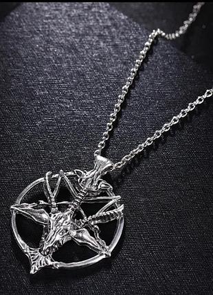 Подвеска бафомет дьявола готика избирательно панк ведьма