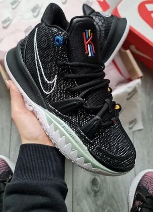 Мужские кроссовки nike kyrie 7 gs kyrie 7 black/white"pre-heat"