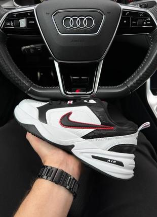 Мужские кроссовки nike air monarch white black red