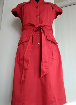 Плаття сафарі кишені бавовна h&m