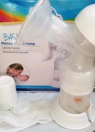 Молокоотсос (молокоотсос) ручной basic от canpol babies