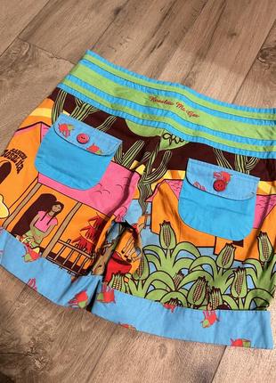 Уникальные цветные летние хлопковые шорты2 фото