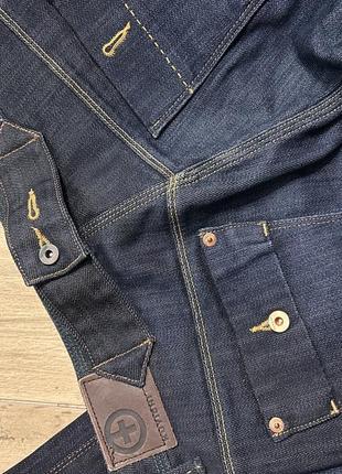 Темно синие джинсы с низкой посадкой4 фото