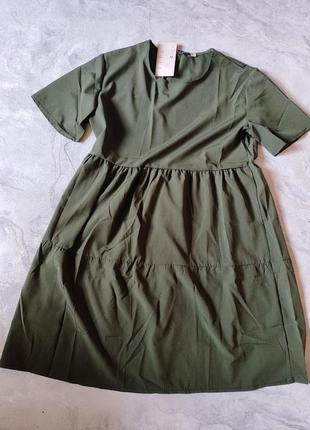 Плаття 👗 розмір м ;л колір хакі зелений 💚2 фото