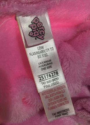 Накидка пончо з капюшоном m&amp;s kids' fleece percy pigtm hooded blanket10 фото