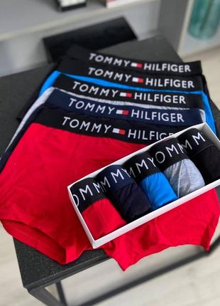 Чоловічі труси tommy hilfiger набір трусів 5 шт чоловіча білизна2 фото