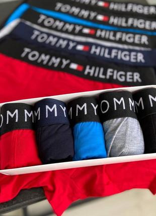 Чоловічі труси tommy hilfiger набір трусів 5 шт чоловіча білизна3 фото