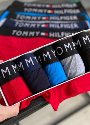 Чоловічі труси tommy hilfiger набір трусів 5 шт чоловіча білизна7 фото