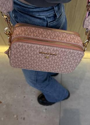 Сумка michael kors the snapshot bag light pink2 фото