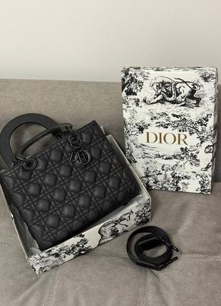 Женская сумка c.dior d-lite black