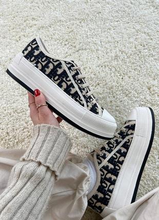 Шикарные женские кеды на платформе бренд platform premium синие с бежевым3 фото