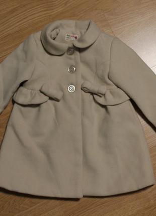 Кашемірове пальтішко для малявки
