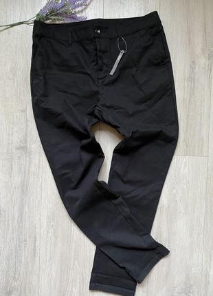Нові чорні чоловічі брюки котонові штани asos