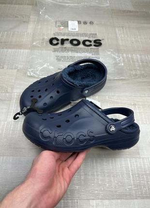 Новые оригинальные мужские кроксы crocs baya lined clog 42-43
