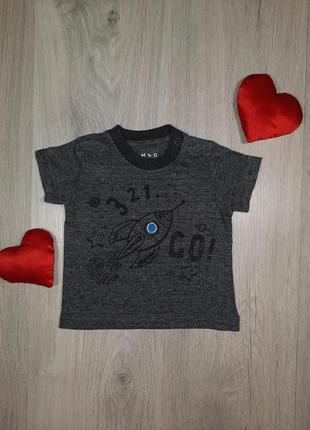 0-3 мес. nutmeg. футболка