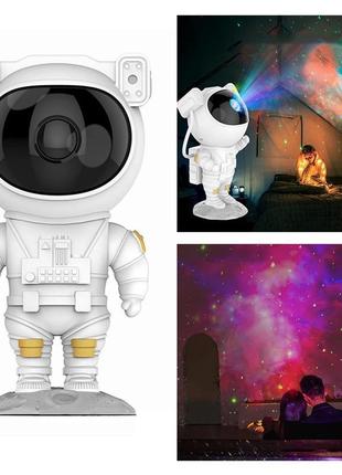Usb астронавт звездное небо проектор ночные огни спальня атмосфера настольная лампа креативное украшение дома1 фото