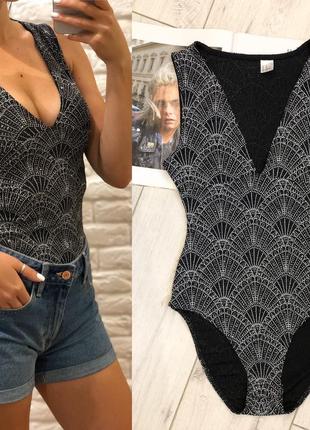 Боди блестящий xs s