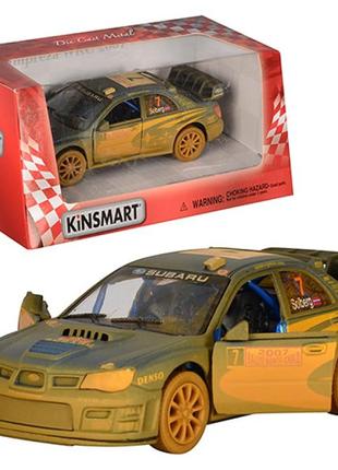 Металева машинка kinsmart kt5328wy "subaru impreza wrc 2007