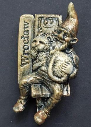 Сувенир магнит 3д на холодильник польша вроцлав