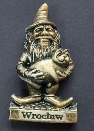 Сувенир магнит 3д на холодильник польша вроцлав