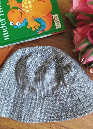 Модная хлопковая шапка, панамка tu на 3-6 месяцев.1 фото