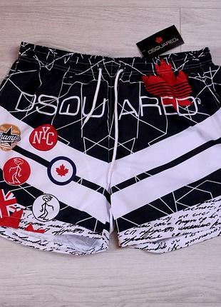Шорты мужские для пляжа и плавания dsquared 2 код-(3037) m