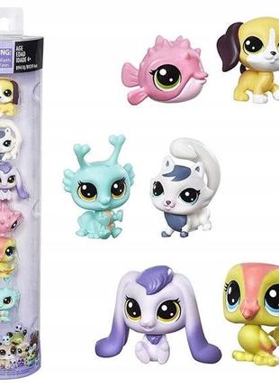 Littlest pet shop tubes pinkadee puffston #53 pet lps hasbro (b9418 / b9359)