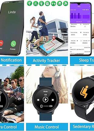 Розумний смарт-годинник digikuber e80 розумний годинник андроїд та iphone, наручний фітнес-браслет smart watch 5