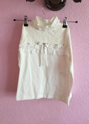 Трикотажна блуза для дівчинки на ріст 116-122