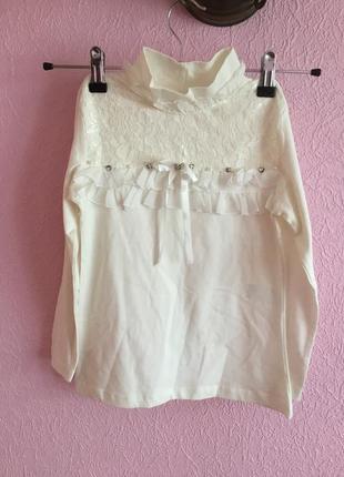 Трикотажная блуза для девочки на рост 116-1222 фото