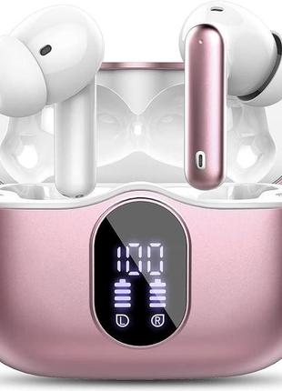 Бездротові навушники btootos a90 pro bluetooth5.3 з 4 мікрофонами enc та шумозаглушенням, ip7. сток