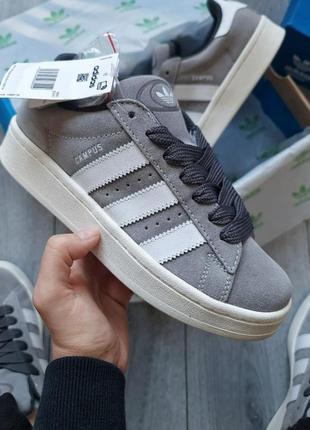 Жіночі кросівки adidas campus 00s  grey1 фото