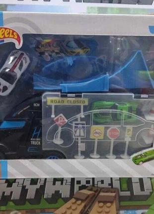 Автовоз хот уїлс трек hot wheels qq8839 розмір 36х10х22 см