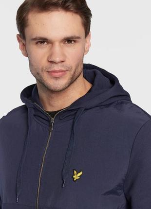 Оригинал | мужской базовый худи lyle scott в зелёном цвете2 фото