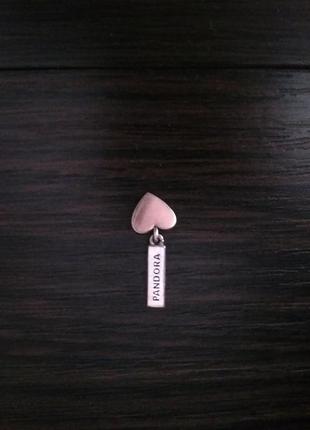 Шарм-подвеска pandora сердце