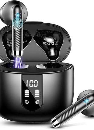 Беспроводные наушники drsaec j55 bluetooth 5.3 с шумоподавлением и микрофоном enc