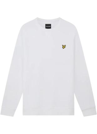 Оригинал | свитшот lyle scott crew neck sweatshirt в белом цвете