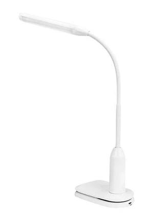 D3 світлодіодна лампа з датчиком дотику, приліжкова лампа, акумуляторна світлодіодна кліпса, біла1 фото