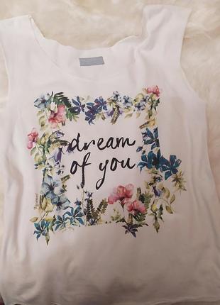 Итальянская котоновая майка бренда principles