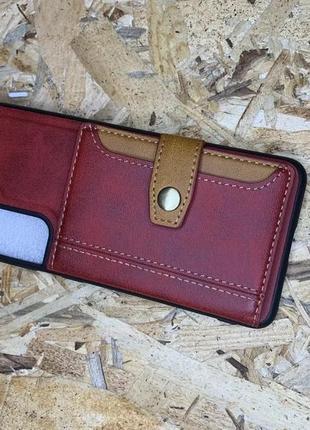 Botaju кожаный чехол-кошелек для телефона samsung galaxy s30 / s21 слоты для карт