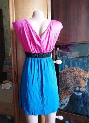 Платье трехцветное 3