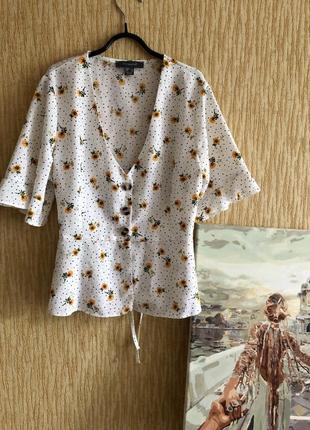 Красивая блуза в ромашках от primark☘️