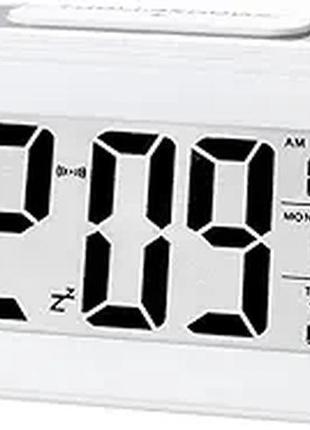 Цифровий рк-годинник jogja.store - jam з будильником - білий