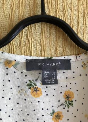 Красивая блуза в ромашках от primark☘️5 фото