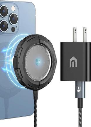 Unbreakкабельний магнітний бездротовий зарядний пристрій, сумісний із зарядним пристроєм magsafe, бездротовою зарядною панеллю з м